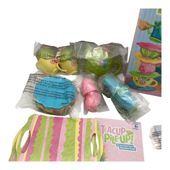 Educational Insights Teacup Pile-Up! Preschool Relay Game Fun Educational Game - Picture 8 of 11